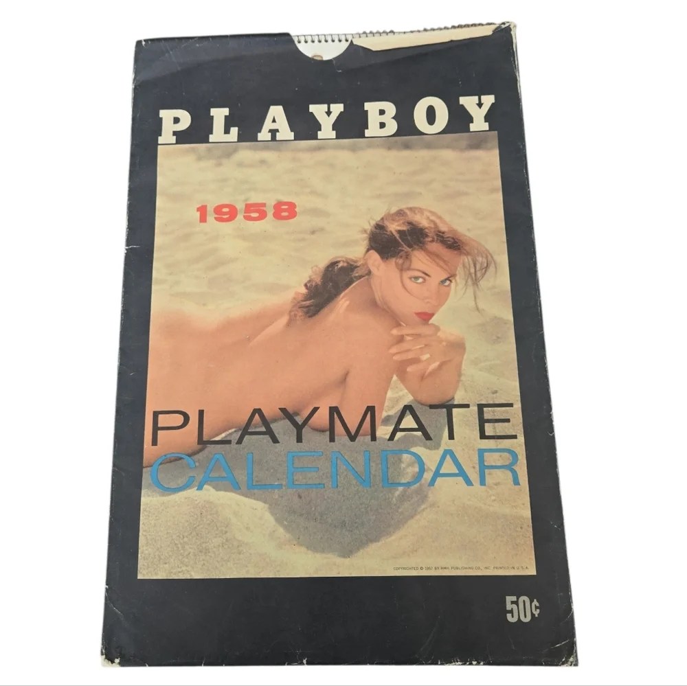 Vintage 1958 PLAYBOY Calander - Picture 8 of 8